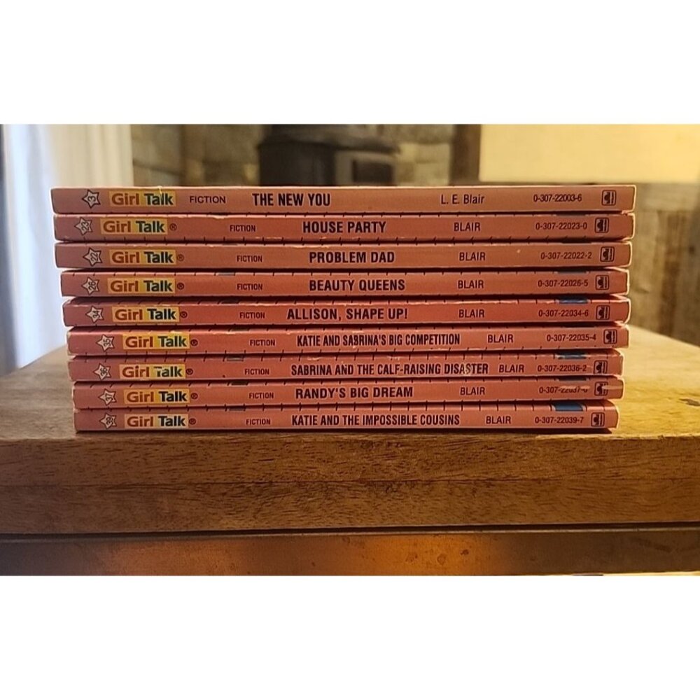90s Girl Talk Paperback Bundle YA Teen Fiction Lot Of 9 Books By L.E. Blair - Picture 3 of 16